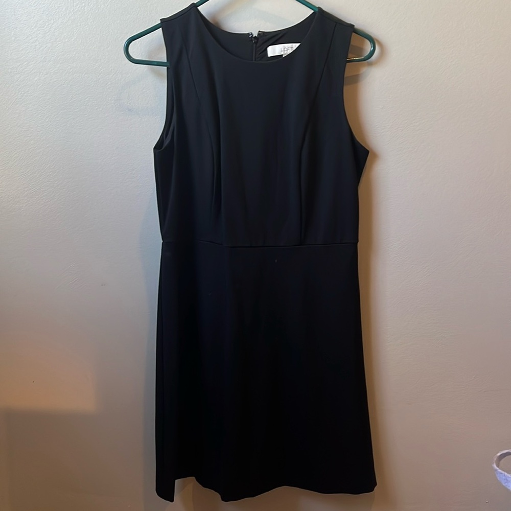 LOFT 8P black dress